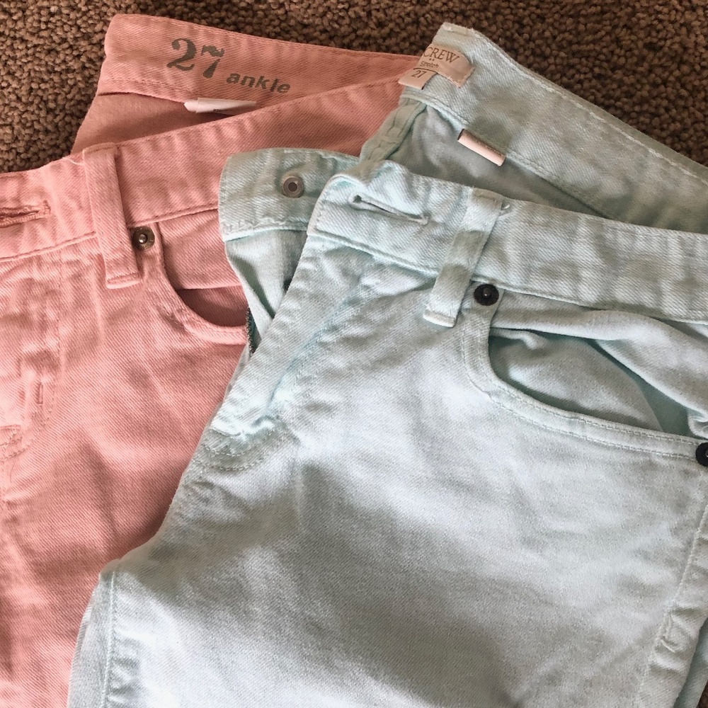J. Crew Toothpick Jeans Size 27 Stretch